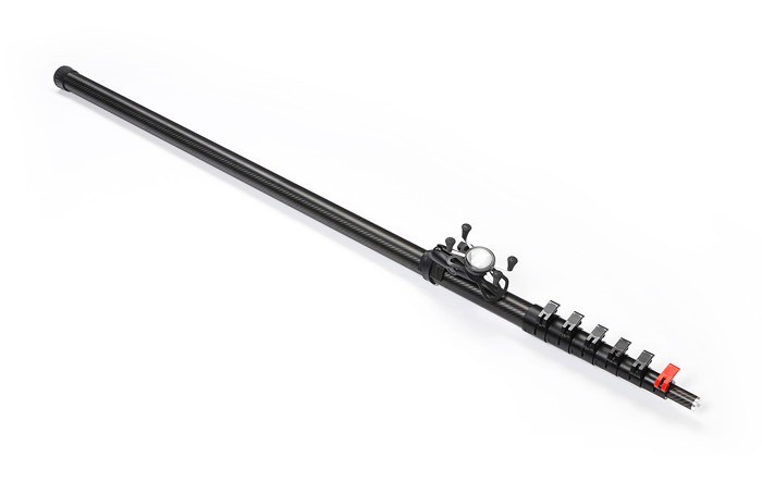 Teleskopowy maszt do kamery o długości 10 m i długości 30 stóp