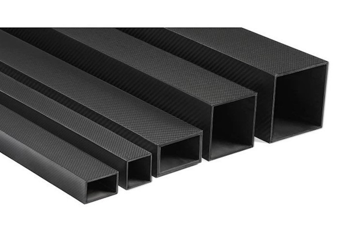 Tuby Carrés En Fibre De Carbone
